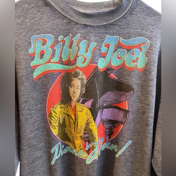 Billy Joel Graphic women’s Sweater - Blue - Picture 2 of 5